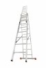 Drabina aluminiowa Krause Monto Tribilo 3x9 szczebli   129673